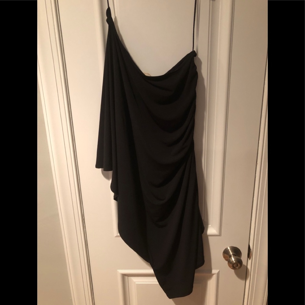 Michael Michael Kors cape one shoulder dress